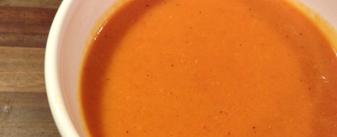 Græskar tomat suppe